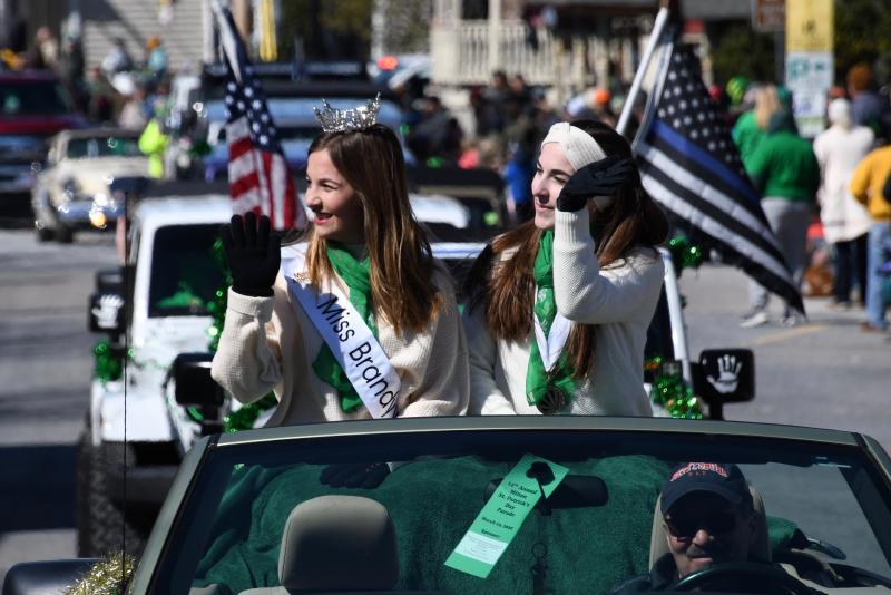 Miss Brandywin Allison Dayton, left, and Distinguished Young Woman Mikayla Dayton of Seaford are all smiles.