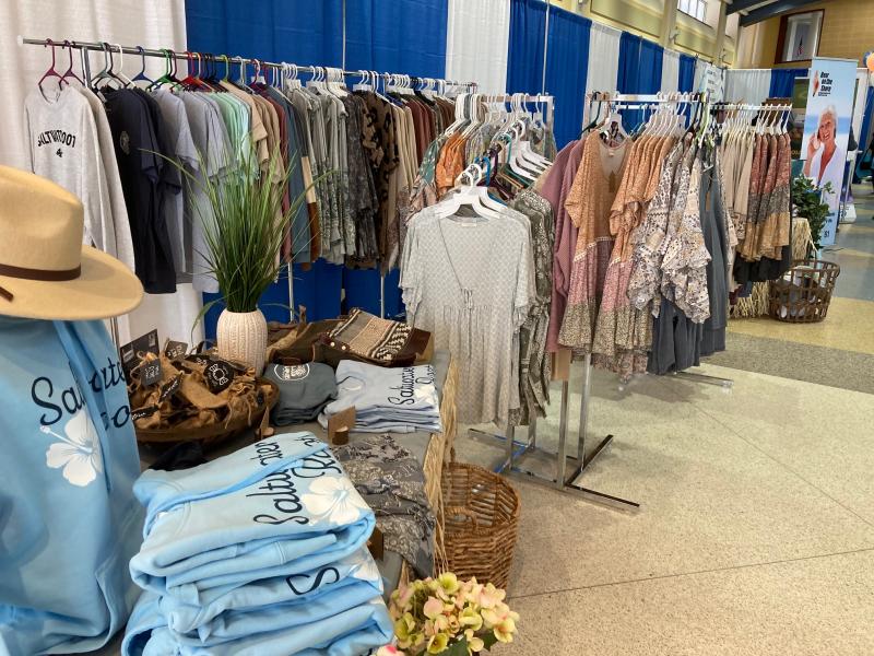 Those attending the expo could prepare for beach season with apparel from Saltwater Roots.