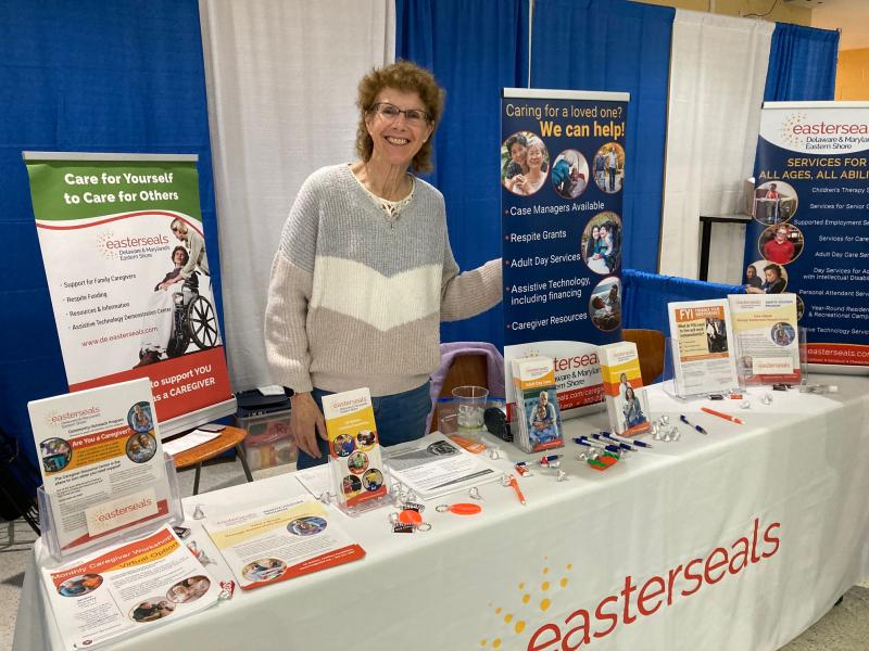 Linda Forte represents Easterseals, which helps provide education and outreach for people with disabilities.
