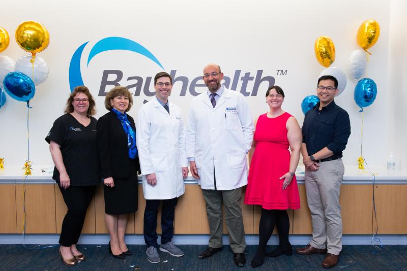 Bayhealth’s Internal Medicine Residency will welcome 13 residents in July, bringing the number of residents in its program to 26. Shown are (l-r) Assistant Program Director Dr. Marisa Conti, Program Assistant Gloria Garzarella, Program Director Dr. Joseph Deutsch, Inpatient Lead (Kent Campus) core faculty member Dr. Samer Alhindi, Program Coordinator Amanda Parks and core faculty member Dr. Francis Lim. SUBMITTED PHOTOS