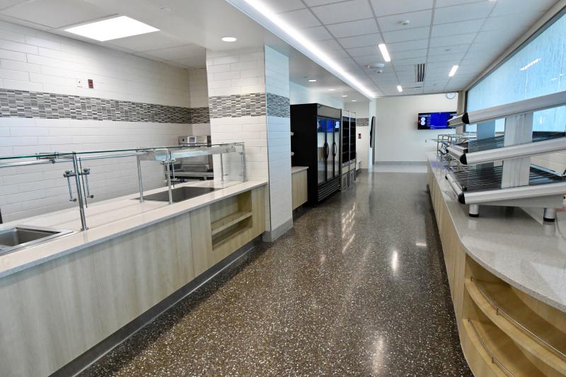 Staff in the new kitchen and cafeteria will also prepare meals for the adjacent Rehoboth Health Campus and Tunnell Cancer Center.