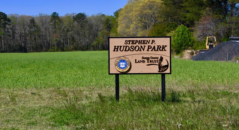 The Sussex County Land Trust has plans to turn a section of Stephen P. Hudson Park into a trailhead for the Lewes-to-Georgetown Trail. The park is located at the intersection of Cool Spring Road and Route 9 west of Lewes. RON MACARTHUR PHOTO