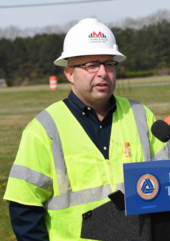 Todd Willits, Mumford & Miller Concrete Inc. project manager, talks about the use of technology to make work zones safer.