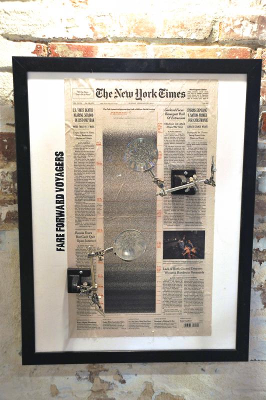 Mark Harris created this artistic way of looking at the New York Times’ representation of 500,000 deaths on the front page of its Feb. 21, 2021 edition.