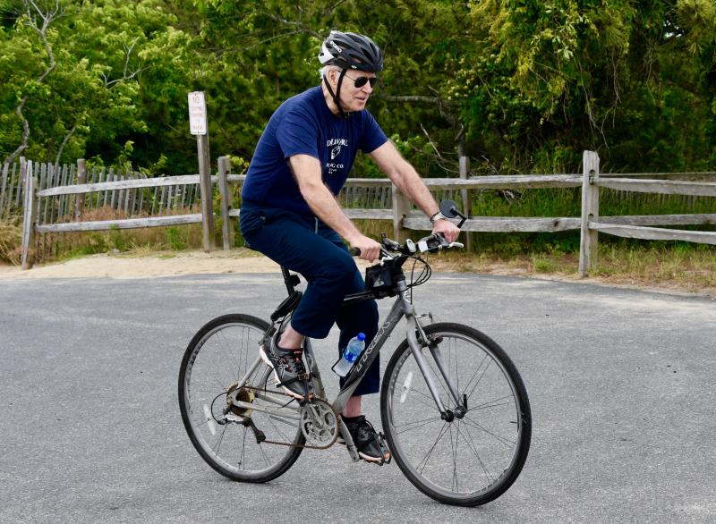 Cape Henlopen State Park is a favorite cycling spot for President Joe Biden and First Lady Jill Biden, who live adjacent to the park in North Shores near Rehoboth Beach.