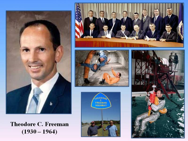 Ted Freeman’s legacy is portrayed in this photo collage on the Delaware Aviation Hall of Fame website.