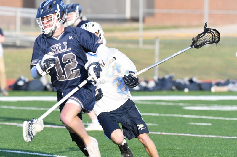 The Hill School lax team rocks Cape 128 in physical game Cape Gazette