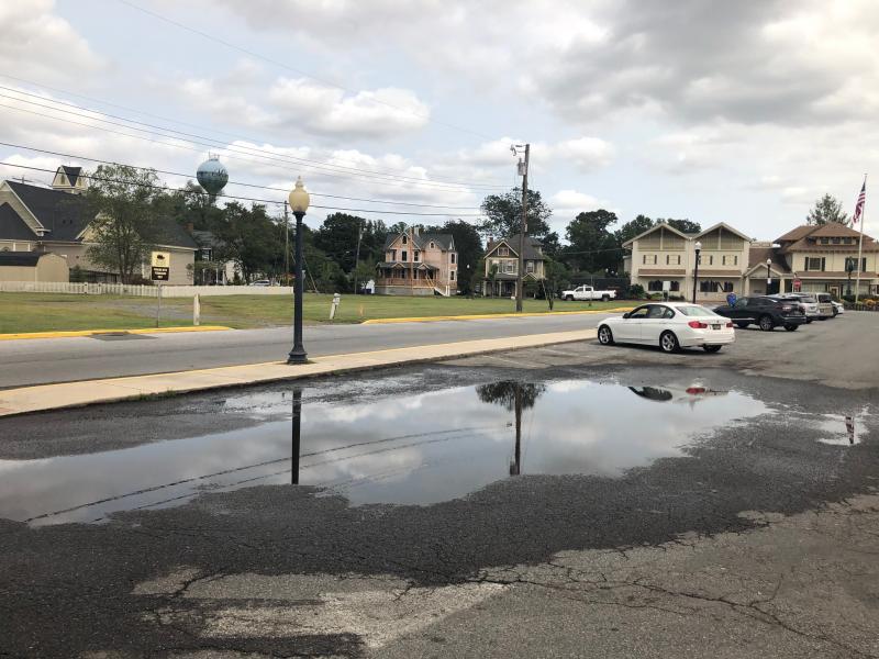 Milton Town Council unanimously approved a $1.2 million bid by Mumford and Miller to conduct drainage improvements and bulkhead repairs at the Magnolia Street parking lot, which has been prone to flooding during and after storms for years. Work is scheduled to begin Monday, Aug. 1. FILE PHOTO