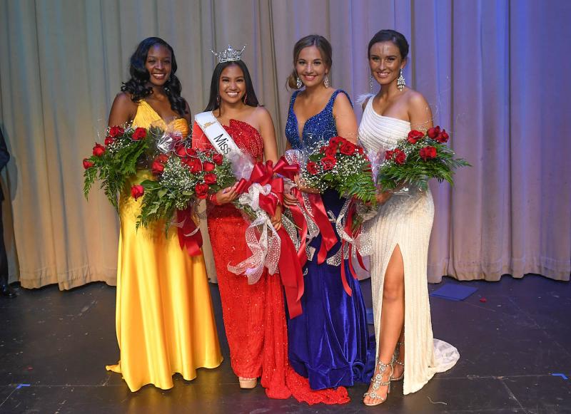 The final four are (l-r) second runner-up Imani Cummings, 2022 Miss Delaware Grace Otley, first runner-up Allison Dayton and third runner-up Caroline Scalora.
