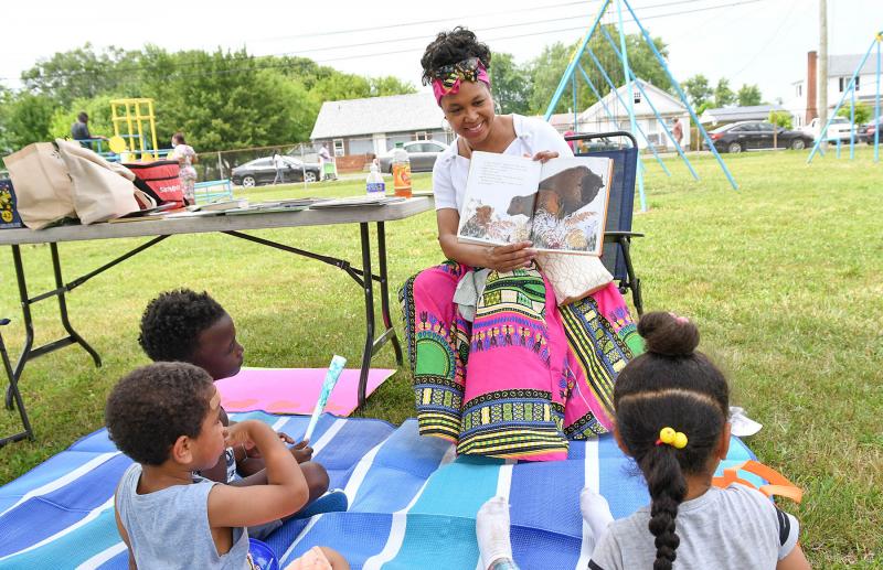 Juneteenth celebration at the Reds Youth Academy