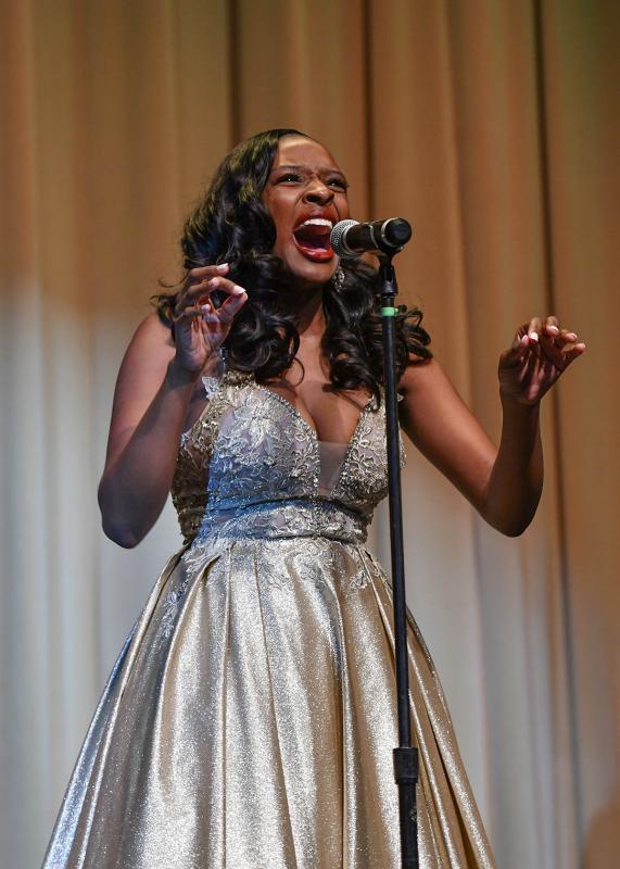 Miss Coastal Bay Iamani Cummings brought the audience to its feet as she performed Sam Cooke’s song “A Change Is Gonna Come.”