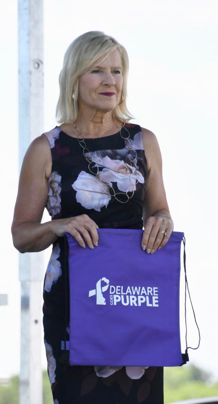 Delaware Lt. Gov. Bethany Hall-Long has supported the Delaware Goes Purple awareness campaign since its inception five years ago.