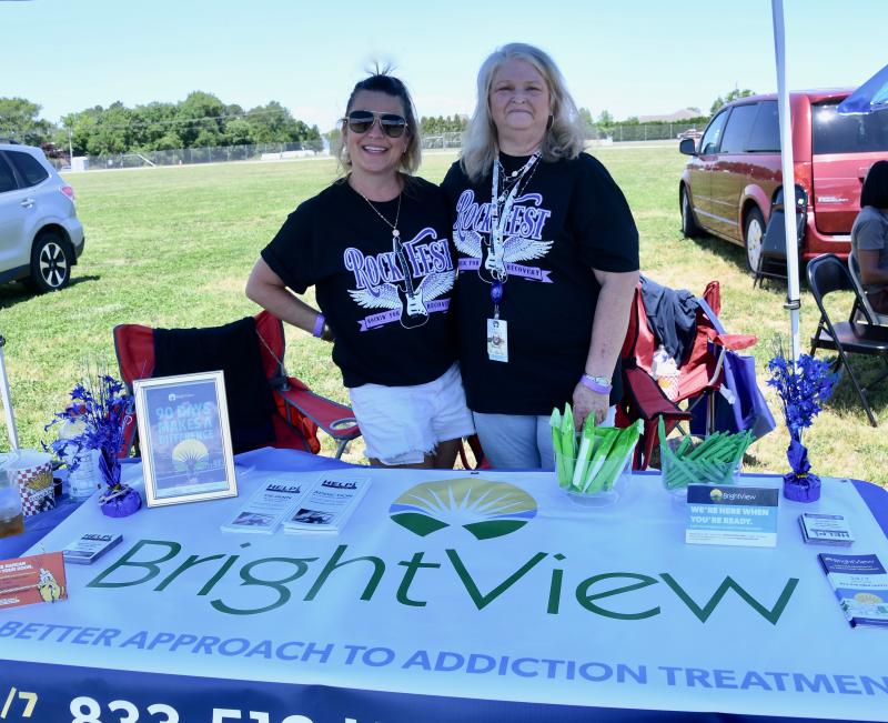 Angie Ficco, community outreach manager, left, and Sharon Ostasewski, patient services, work at BrightView, an addiction center in Georgetown. Go to brightviewhealth.com for more information.