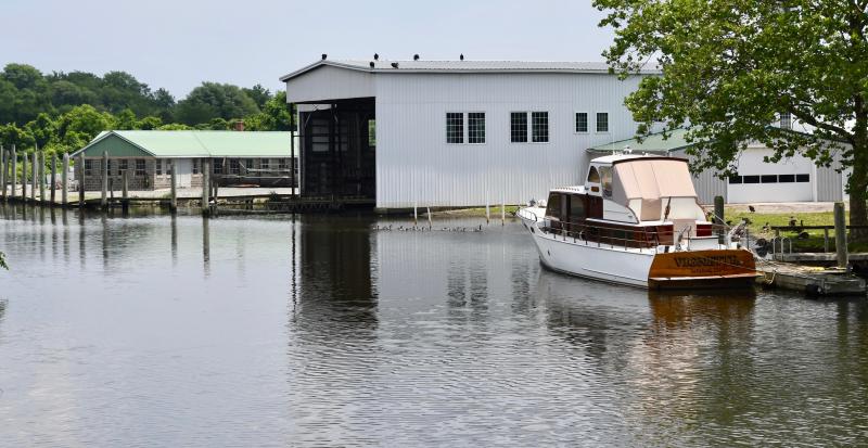 Several building at the Vinyard Shipyard have been restored along the Mispillion River in Milford. RON MACARTHUR PHOTO