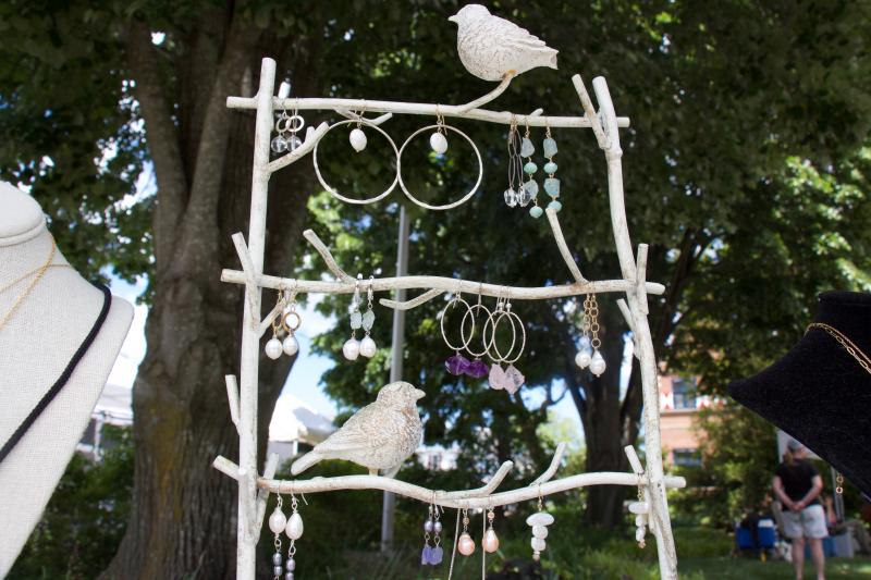 While they may look right at home, these birds are not real, but MC Jeweler’s gold-filled jewelry is the genuine article.