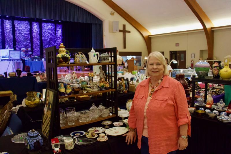 Victoria Burrier’s collection featured styles from around the world that she sells from her Millsboro shop, GVM & Associates.