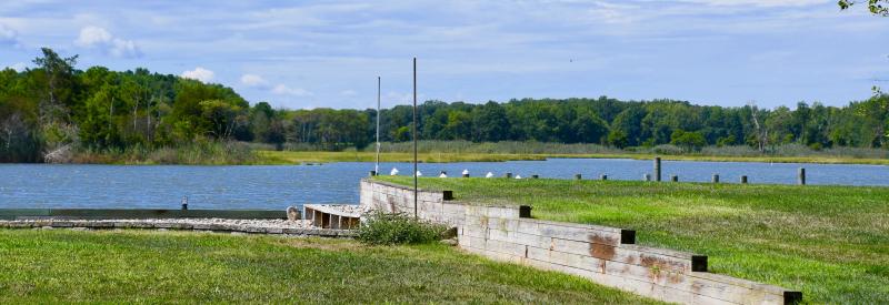 Arnell Creek empties into Rehoboth Bay near the site of the proposed Osprey Point marina and restaurant.