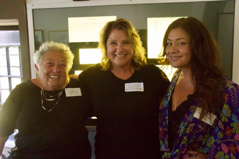 Shown are (l-r) Jean Bohner, a loyal patron of RSCT, sharing a laugh with former board member Tammy Dunn and her guest Anne Rodriguez.