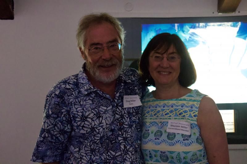 Rehoboth Summer Children’s Theatre gave a big thanks to current board member Maureen Miller and her husband Doug Miller in the evening’s programming guide.