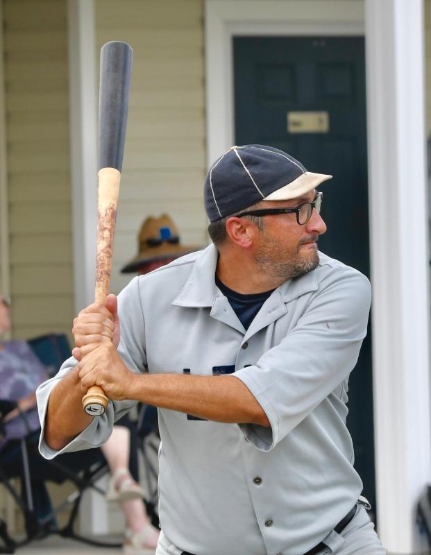 Mike “Oyster” DiPaolo is the team founder. During each home game, he takes time to explain the rules to the fans.