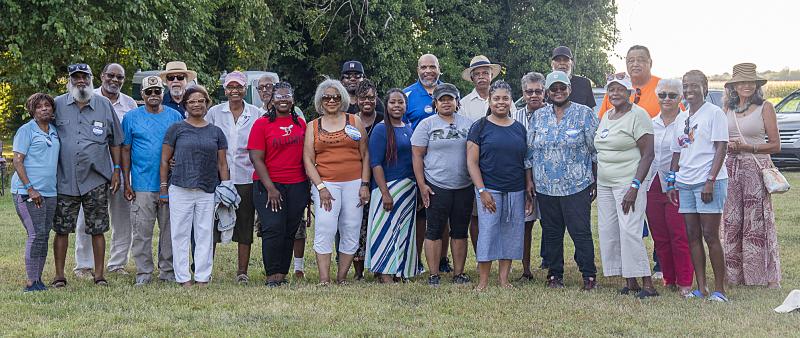 Delaware State University alumni and friends came out in force to support Stell Parker Selby (center, wearing button) in her campaign for the Representative District 20 seat.
