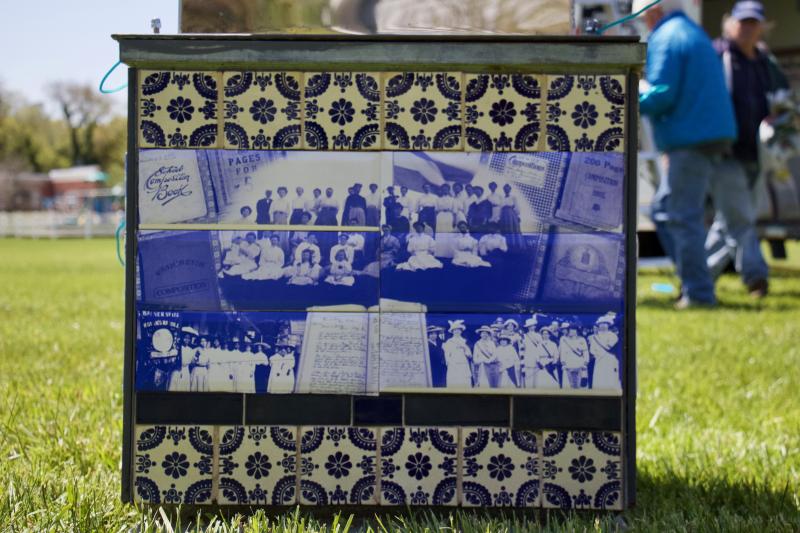 Public Art Captain Nancy Leeman has reached out to artist Rose DeSiano about a deinstallation date and the status of the tiles. The pieces will be removed Oct. 3.