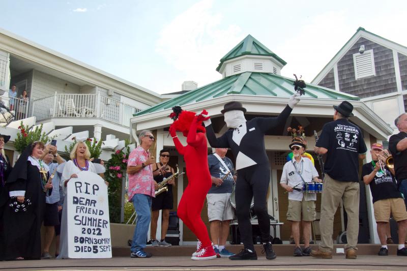 The mystery guests strutted their best stuff for the mourning masses as the crowd celebrated the memories of a summer that is now vanquished like sand through an hourglass.