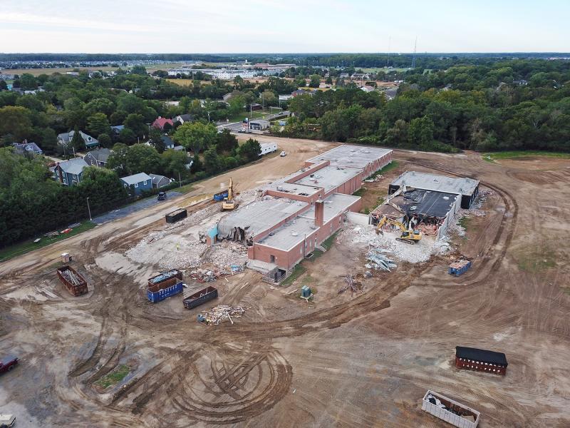 An overall look at the Shields property Sept. 27. Cape Henlopen High School can be seen off in the distance.
