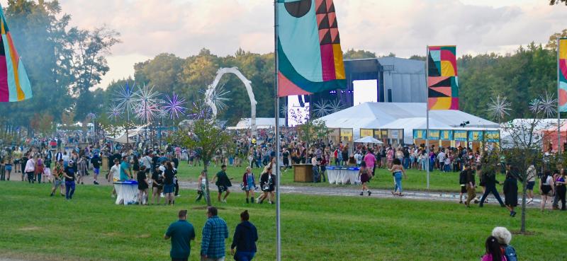 The sun is sinking fast on the first day of Firefly. The event continues through Sunday, Sept. 25. RON MACARTHUR PHOTO