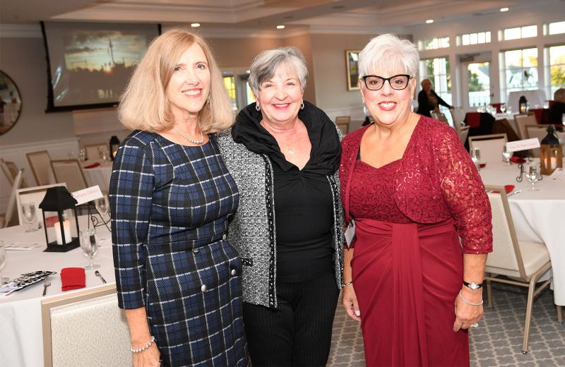 Enjoying the event are (l-r) Barbara Coburn, Linda Robinson and Maggie Bauer.