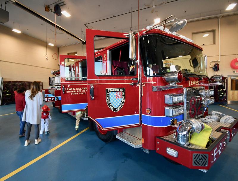 The annual open house gives people – especially youngsters – a chance to view the variety of equipment and vehicles needed to keep communities safe.
