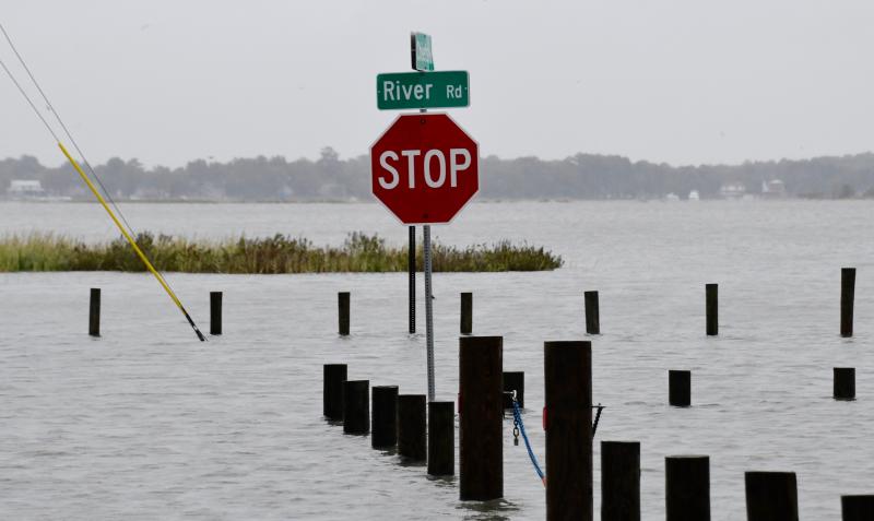 One of the lowest points in Oak Orchard is River Road, which runs along Indian River. RON MACARTHUR PHOTO