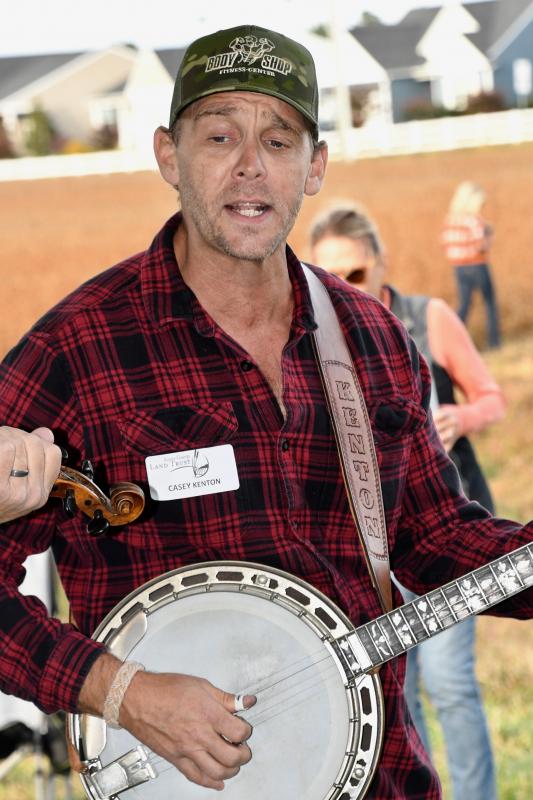 Casey Kenton, land trust board secretary and past president, is also a pretty darn good bluegrass singer.