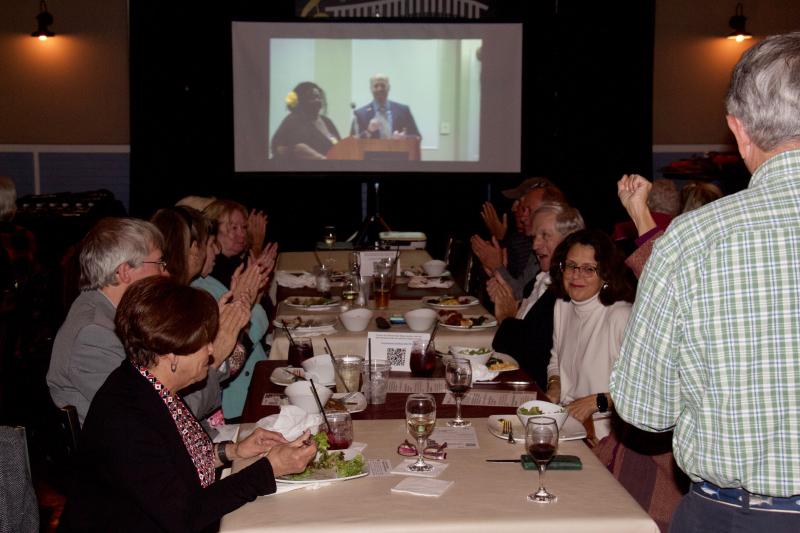 Rebecca Lowe was the guest of honor at ACLU Delaware’s Sussex County satellite party held inside Sydney’s Restaurant and Lounge near Milton.