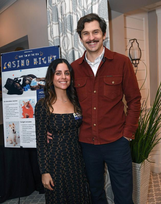 Humane Animal Partners Senior Marketing Manager Cory Topel, left, attended the event with her husband, Chris Bathon.