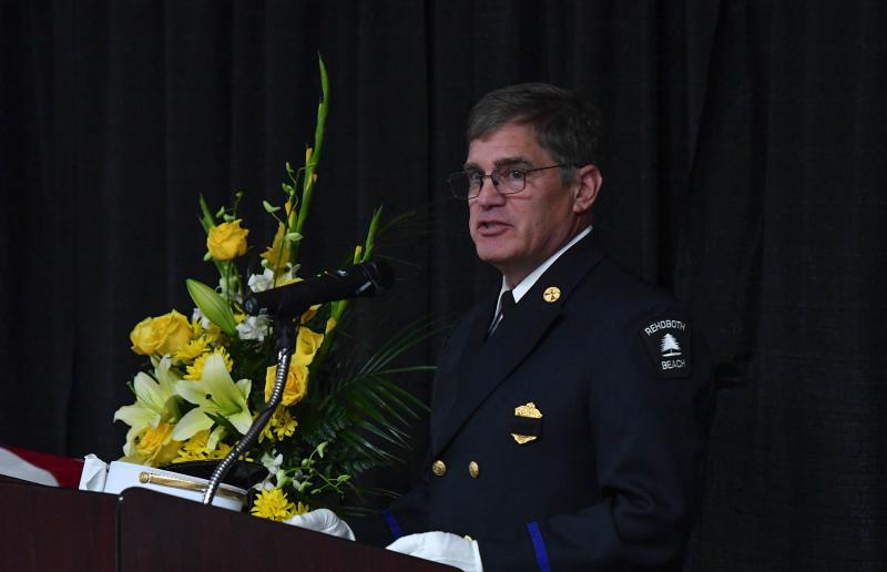 Rehoboth Beach Volunteer Fire Company Deputy Chief Ralph Karl remembers his good friend and the great times they had as neighbors in Rehoboth.