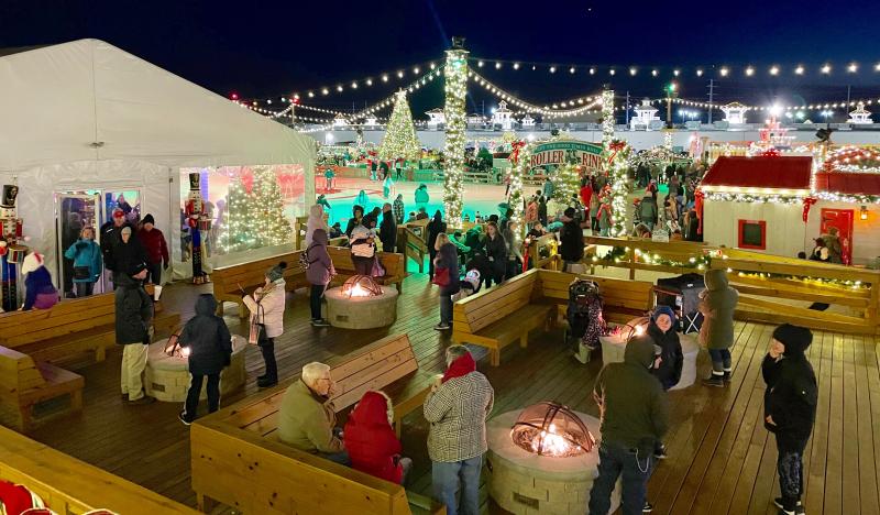 Schellville’s new entertainment area features new seating and more fire pits and nightly live music.