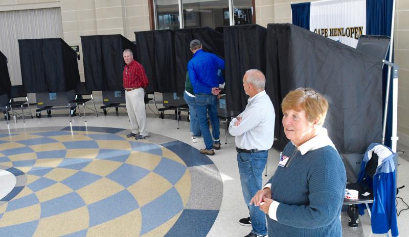 Poll workers will have a long day Nov. 8, as they staff voting stations throughout the Cape Region. RON MACARTHUR PHOTO