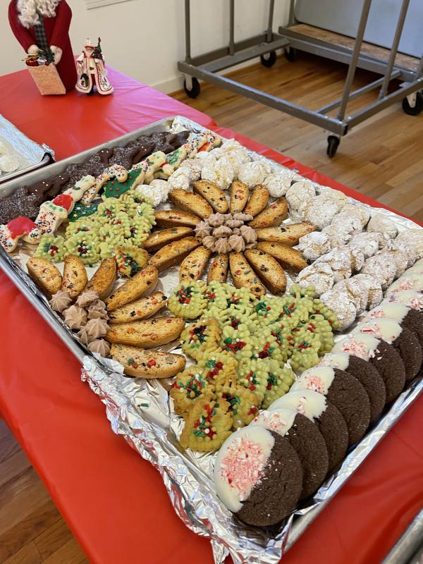 Cookies of all shapes, sizes and styles offer customers a visual treat before they pick what they wanted to eat. SUBMITTED PHOTO