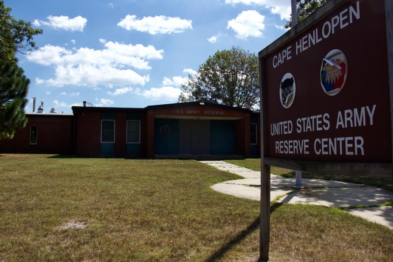 The former U.S. Army Reserve building will be conveyed to the City of Lewes following passage of the National Defense Authorization Act. AARON MUSHRUSH PHOTOS