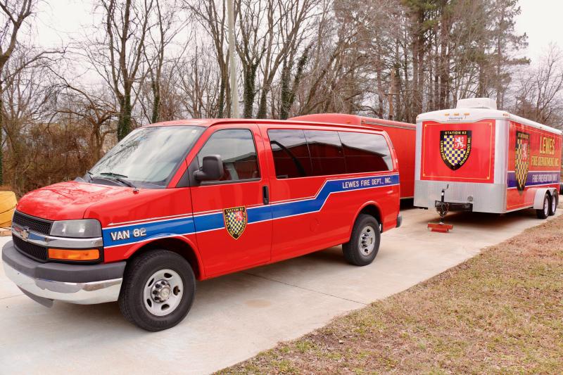 The Lewes Fire Prevention Unit makes its way out to events such as Lewes Night Out as a form of public outreach and education.