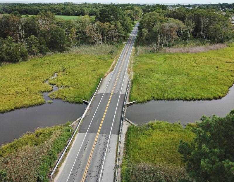 The New Road bridge over Canary Creek in Lewes is set to be replaced. Roadway construction will begin fall 2024 with completion in 2025. NICK ROTH PHOTO