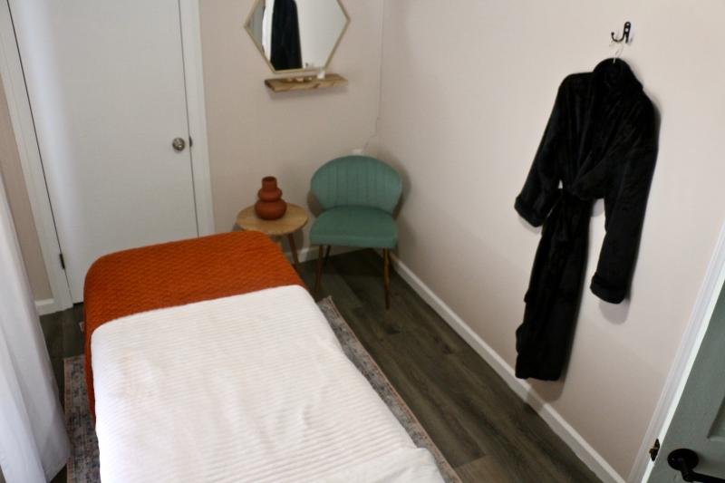 The owners envision their clients being able to immerse themselves in total relaxation during various treatments.