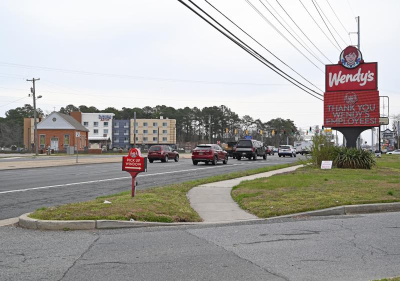 A project is planned to lengthen the turn lane on southbound Route 1 at Old Landing Road and eliminate one of the two turn lanes on northbound Route 1 into the Rehoboth Mall shopping center. The goal is to begin construction this spring. NICK ROTH PHOTO