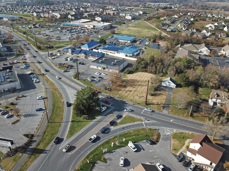 Old Orchard Road will be aligned with Wescoats Road at the existing traffic signal on Savannah Road. Construction is set to begin in fall 2024. NICK ROTH PHOTO