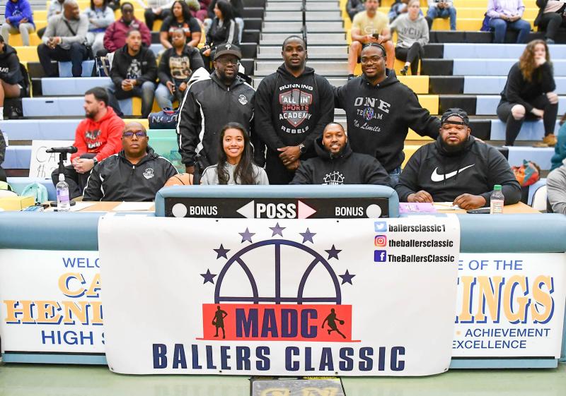 The Ballers Classic board and principle workers in back are (l-r) Haywood Burton, Derek Savage and Robert West. In front are Arthur Jones, Taylor Pritchett, Talon Taylor and Devin Mann.