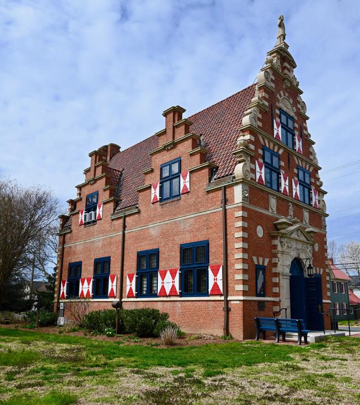 The Zwaanendael Museum was built in 1931 to commemorate the 300th anniversary of the 1631 settlement that would become Lewes. It’s modeled after the former city hall in Hoorn, the Netherlands.