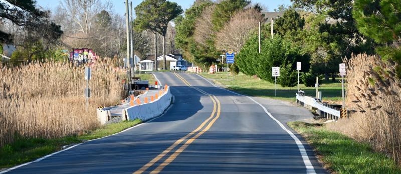 New Road, one of the key access points to Lewes, floods frequently during high-tide and storm events. RON MACARTHUR PHOTO
