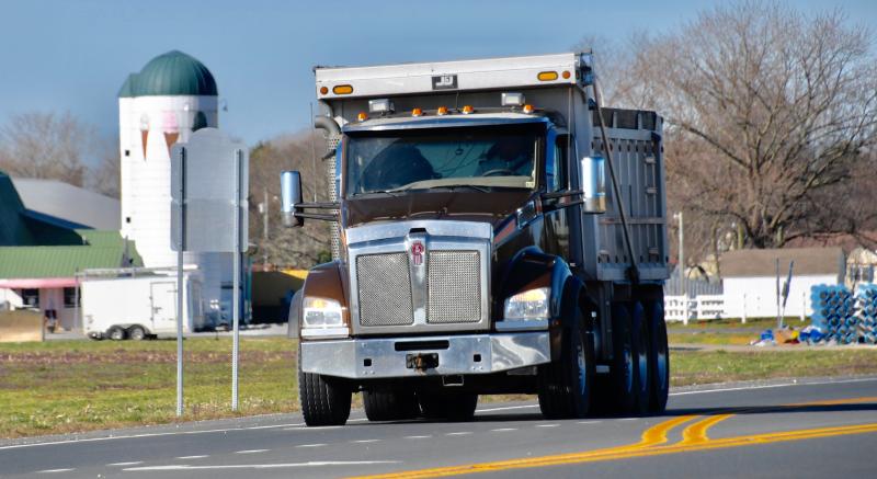 With the amount of construction going on in eastern Sussex County, it’s rare to travel main roads without seeing dump trucks.