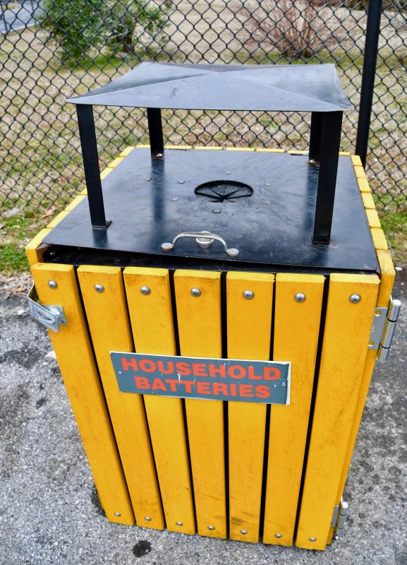 Household batteries are accepted at the Delaware Solid Waste Authority recycling center at the Route 5 transfer station between Harbeson and Long Neck.